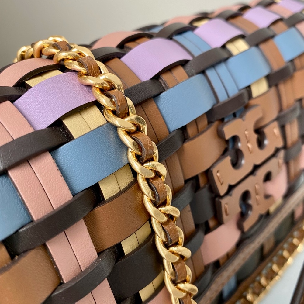 💕 Tory Burch Britten Woven Convertible Crossbody 💕 - Picture 4 of 13